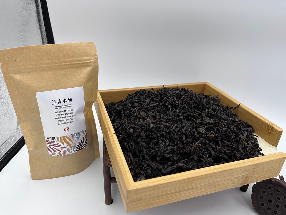 Tè Oolong Shuixian con note di Orchidea