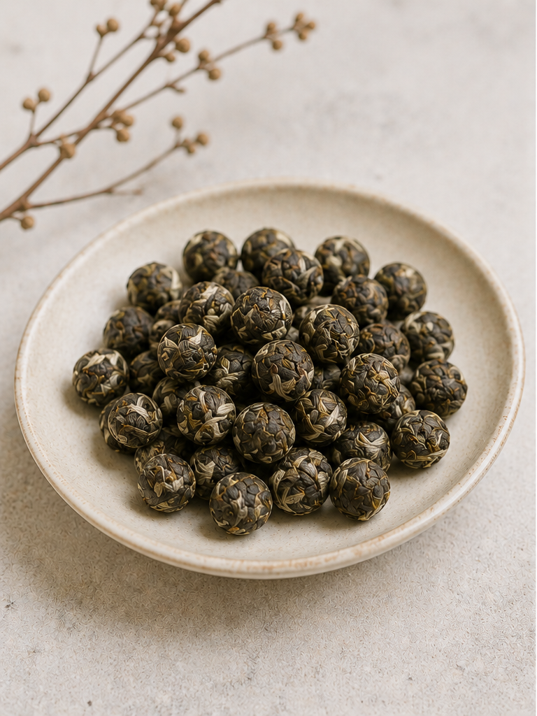 Tè verde Litchi Dragon Pearl